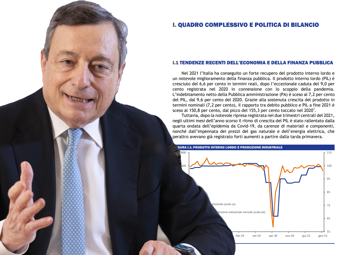 Galleria foto 'Pil 2022 al 3,1%. Su Affaritaliani.it tutto il DEF del governo Draghi' - foto 1