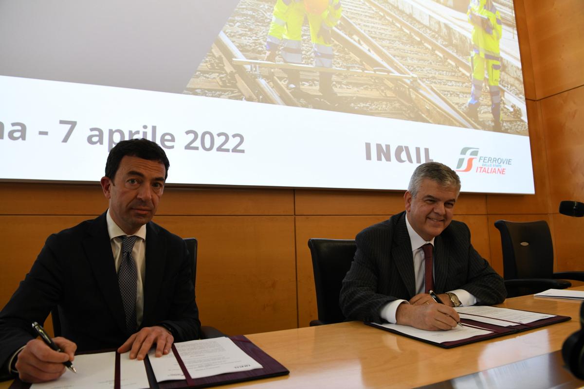 Protocollo Inail-FS, Ferraris: “Più cultura della sicurezza” Protocollo Inail-FS, Ferraris: “Più cultura della sicurezza”