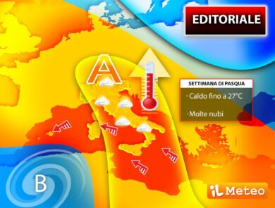 Meteo Pasqua-Pasquetta: freddo dalla Russia dopo l’anticiclone africano