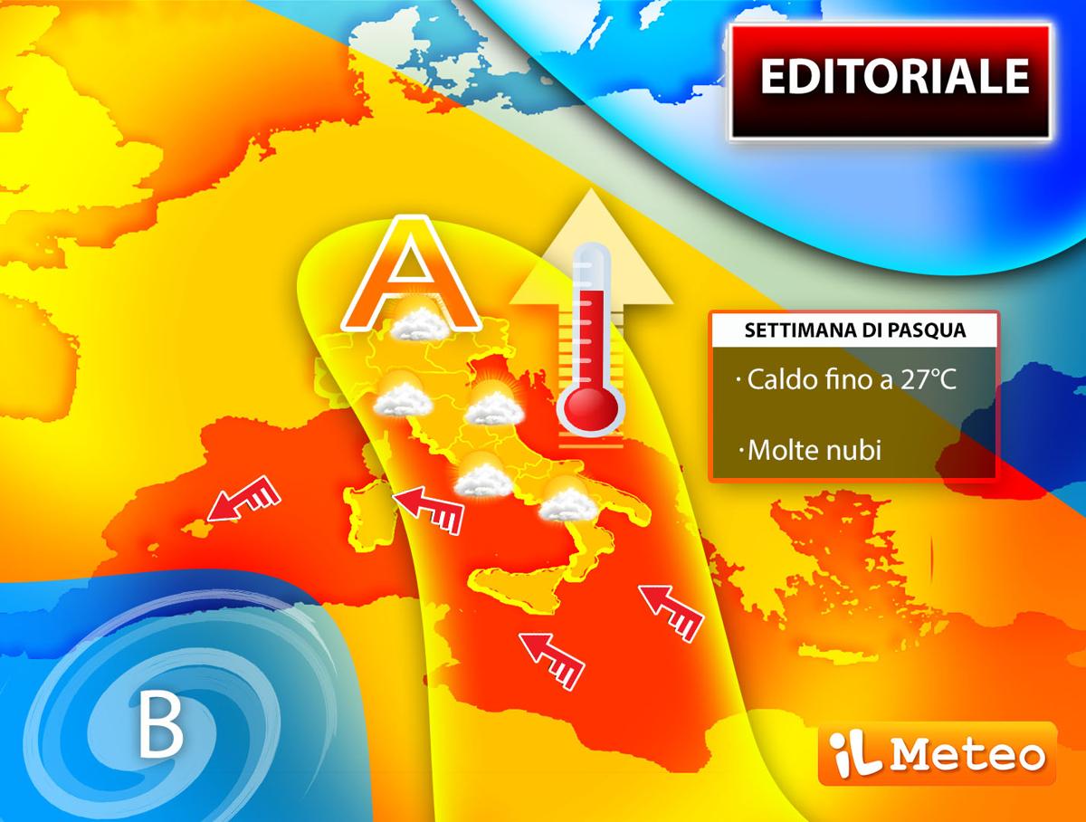 Meteo Pasqua-Pasquetta: freddo dalla Russia dopo l’anticiclone africano Meteo Pasqua-Pasquetta: freddo dalla Russia dopo l’anticiclone africano
