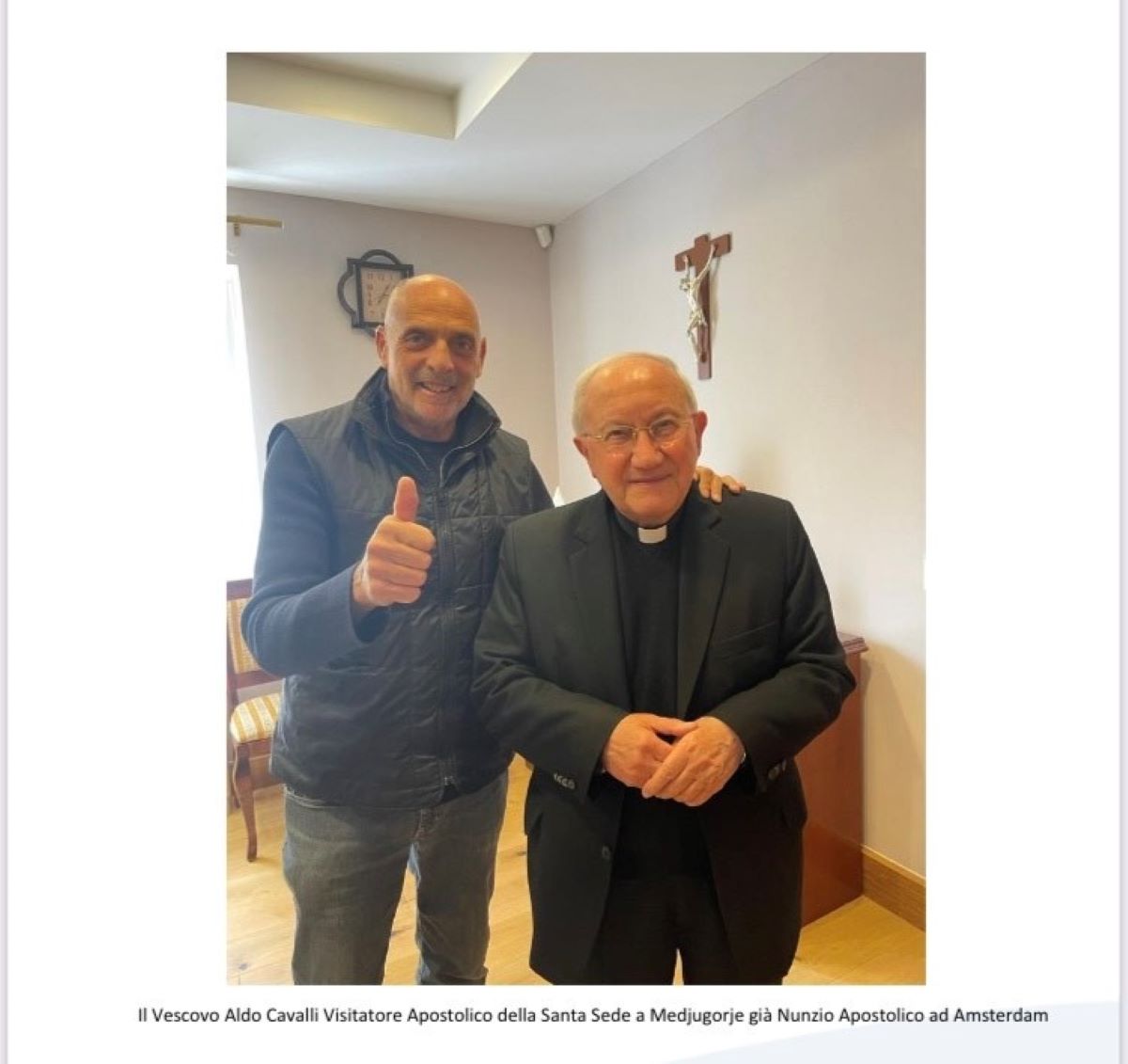 Paolo Brosio: “A Medjugorje il primo pronto soccorso, già benedetto dal Papa”