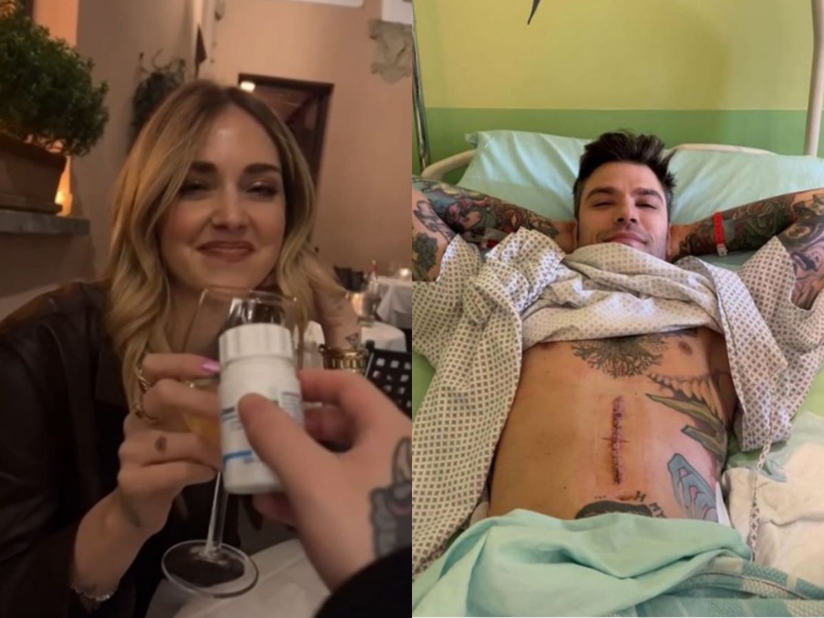 Fedez-Chiara, prima cena di coppia dopo l’operazione: “Brindo con gli enzimi” Fedez-Chiara, prima cena di coppia dopo l’operazione: “Brindo con gli enzimi”