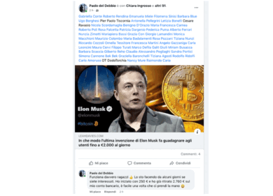 Hackerato il profilo Fb di Del Debbio. “Con Elon Musk guadagni 2.000 euro”