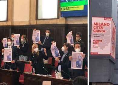 “C’è la par condicio”, Milano: il Comune rimuove i manifesti con Bertolè