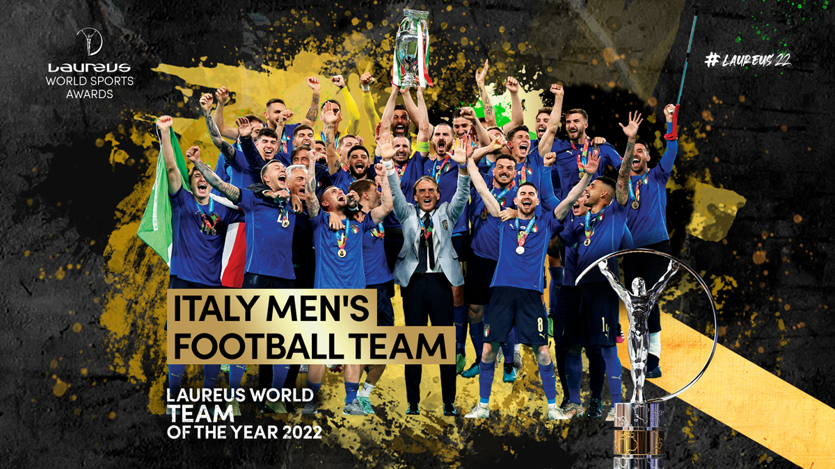 Laureus Awards: Italia di Mancini vince agli Oscar dello sport. E Vale Rossi..