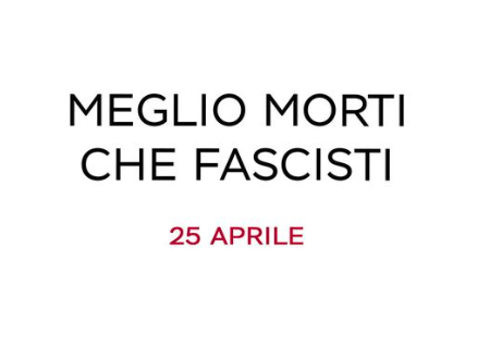 Galleria foto '“Meglio morti che fascisti”: il real time marketing di Taffo sul 25 aprile' - foto 1