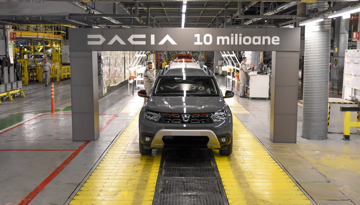 Dacia : prodotto il 10 milionesimo veicolo della sua storia Dacia : prodotto il 10 milionesimo veicolo della sua storia