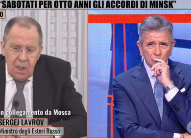 Rete 4, un caso l’intervista a Lavrov: “Onta per Italia”, “Libertà di stampa”