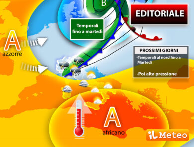 Meteo, sole e temperature su. Ma dietro l’angolo arrivano temporali-grandine