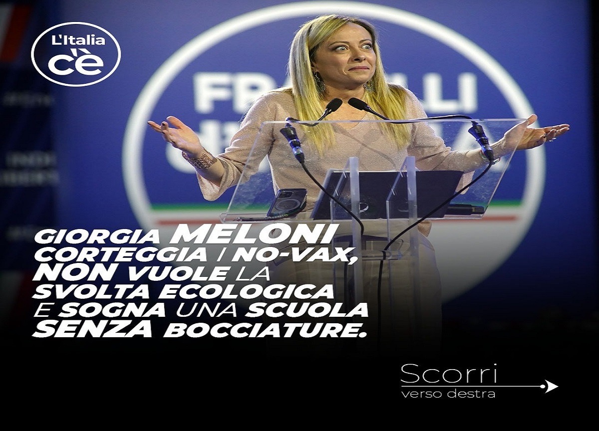 L’Italia C’è ai moderati: “Votare per Salvini e Meloni sconfessa vostre idee” L’Italia C’è ai moderati: “Votare per Salvini e Meloni sconfessa vostre idee”