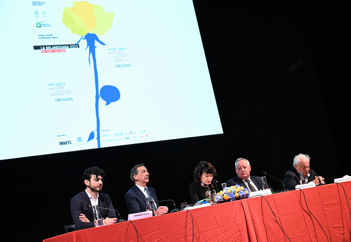 La Milanesiana 2022 apertura con polemica sulle mascherine