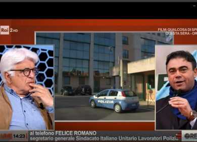 Perrino a Ore 14: “Sostengo le Forze dell’Ordine: diamo loro i mezzi idonei”