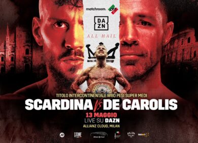 Milano Boxing Night, Giovanni De Carolis: “Batterò Daniele Scardina”