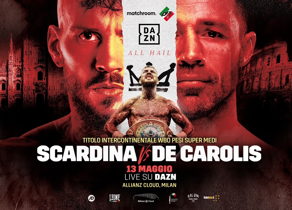 Milano Boxing Night, Giovanni De Carolis: “Batterò Daniele Scardina” Milano Boxing Night, Giovanni De Carolis: “Batterò Daniele Scardina”