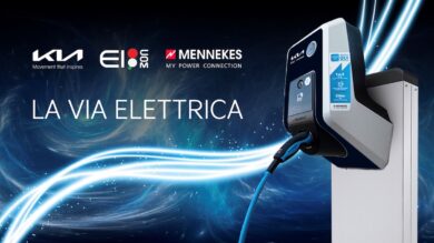Kia presenta la via Elettrica realizzato con Mennekes ed Eicom