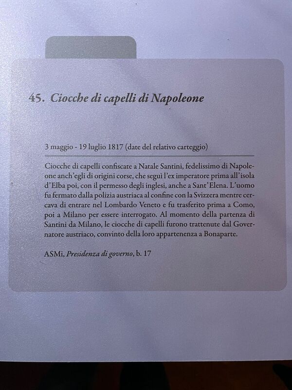 Napoleone, ritrovati i capelli a Milano: ad Affari l’antropologa Elena Pilli