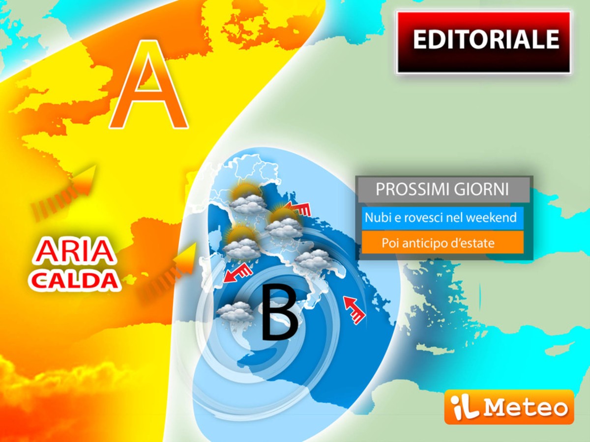 Meteo, temporali e piogge per tutto il weekend. Ma poi scoppia l’estate Meteo, temporali e piogge per tutto il weekend. Ma poi scoppia l’estate