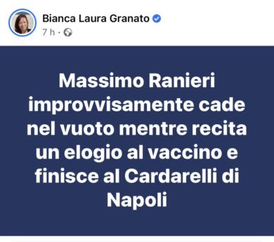 “Massimo Ranieri caduto nel vuoto dopo elogio al vaccino”. Bufera su senatrice