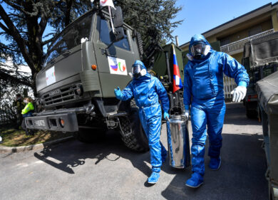 Report: “Missione russa anti-Covid? Voluta da Lega ed estrema destra tedesca”