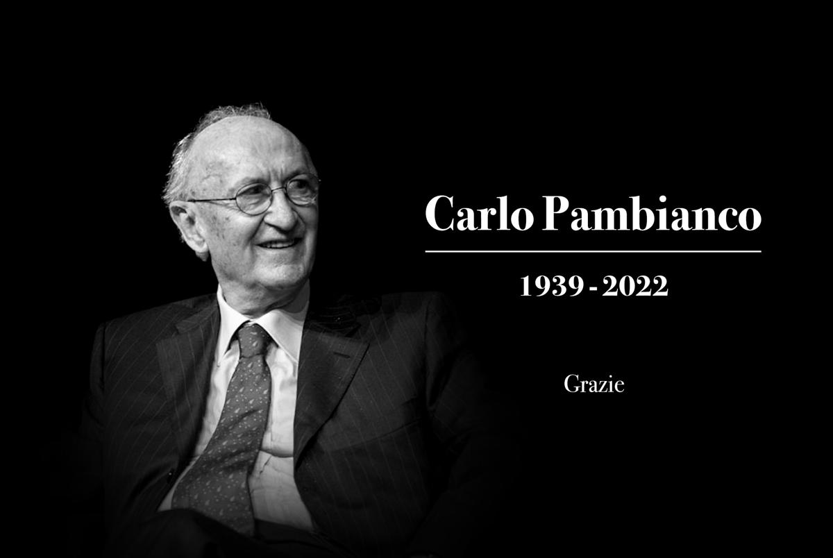 E’ morto a 83 anni l’imprenditore Carlo Pambianco E’ morto a 83 anni l’imprenditore Carlo Pambianco