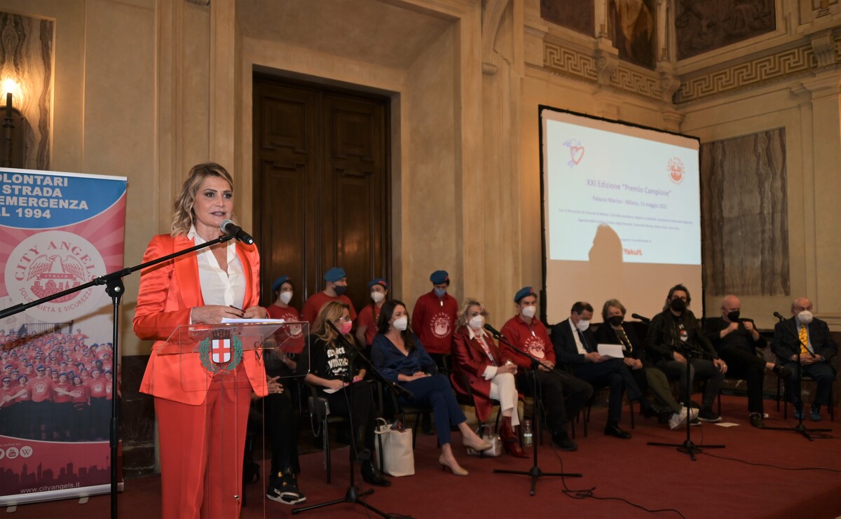 Premio Campione dei City Angels per Oscar della bontà premiazioni.