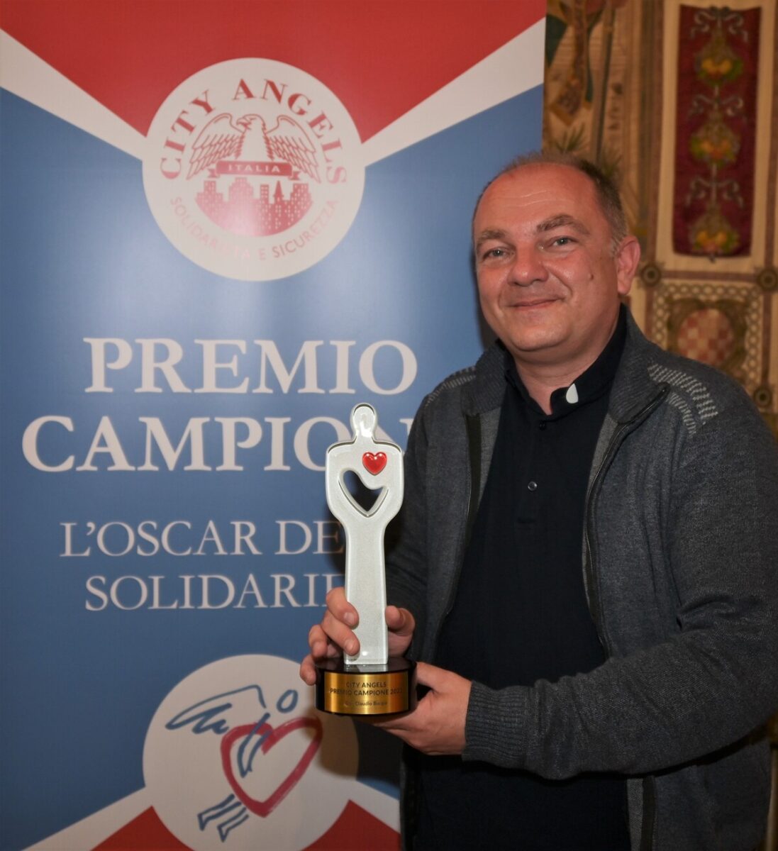 Premio Campione dei City Angels per Oscar della bontà premiazioni.