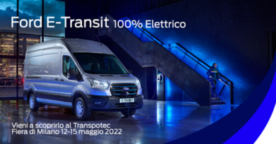 Transpotec Logitec 2022 debutta l’E-Transit All-Electric di Ford