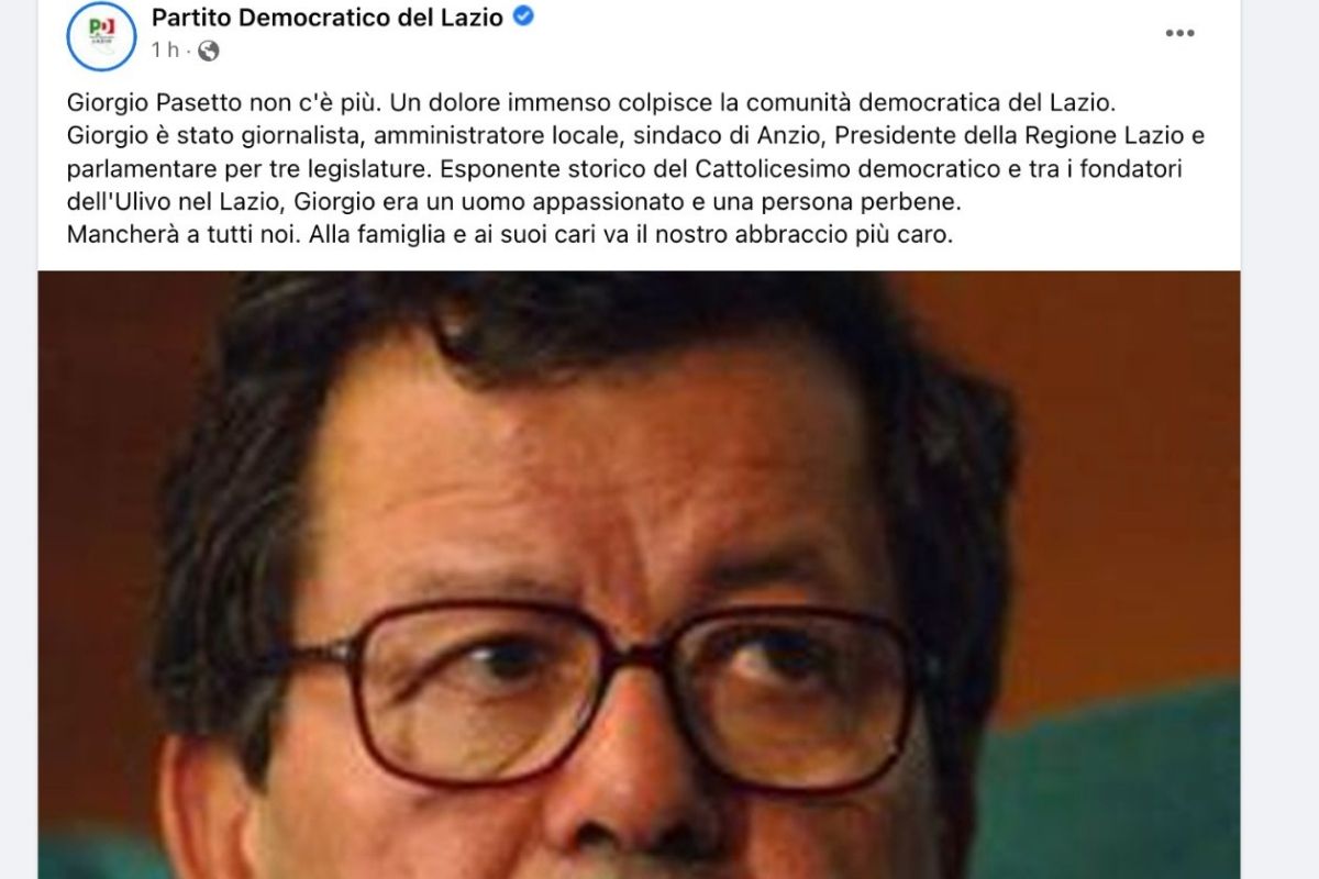 Da sindaco di Anzio a senatore: la storia folgorante di Giorgio Pasetto Da sindaco di Anzio a senatore: la storia folgorante di Giorgio Pasetto