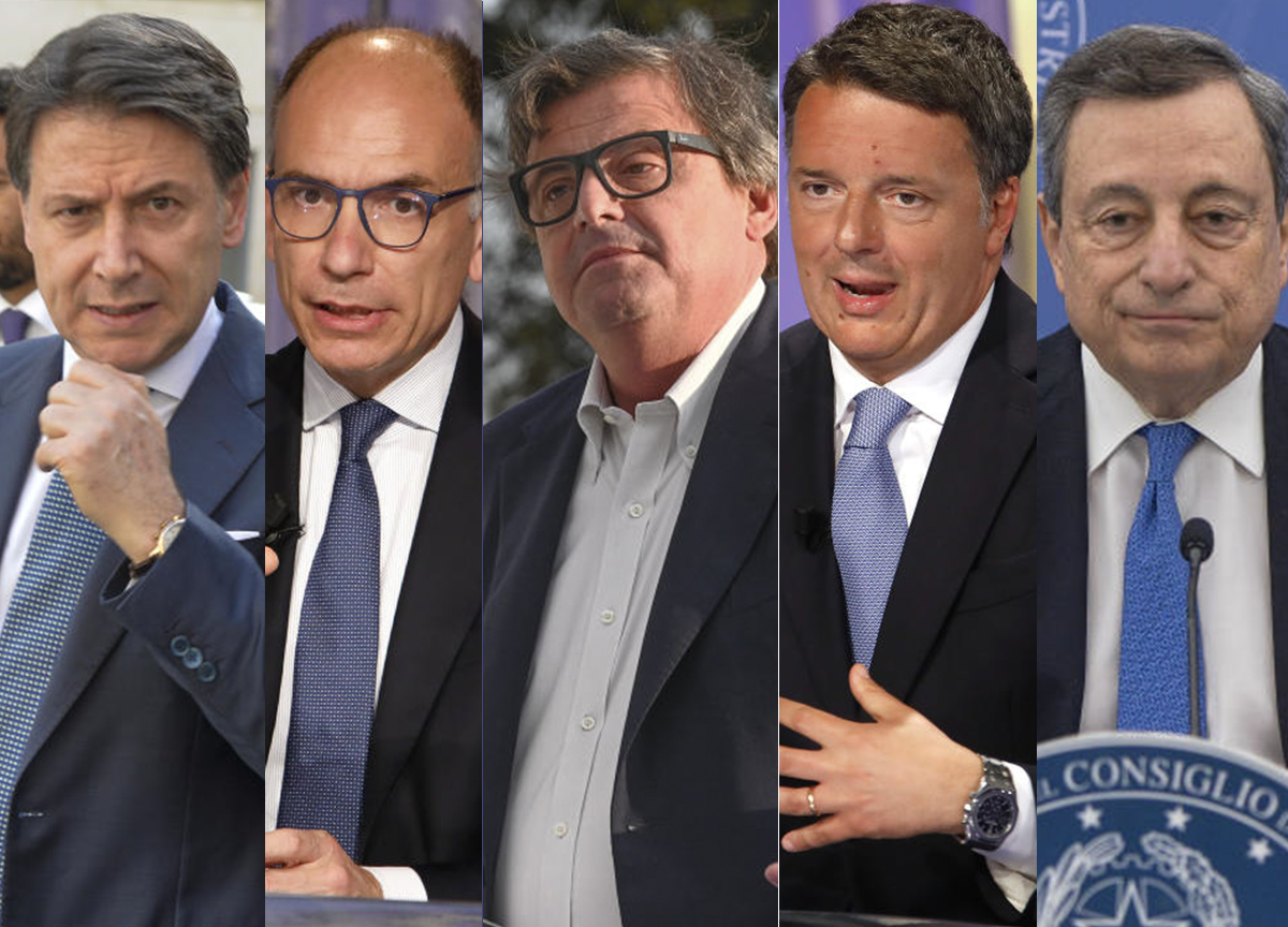 Draghi negli Usa terremota la sinistra. Letta insegue Conte, Pd diviso. E… Draghi negli Usa terremota la sinistra. Letta insegue Conte, Pd diviso. E…