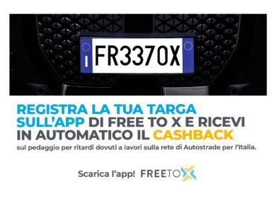 ASPI, al via spot di Free To X sul servizio “Cashback con targa”