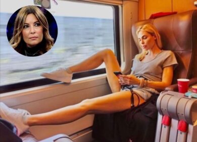 Ilary Blasi scomposta sul treno, la ramanzina web di Selvaggia Lucarelli