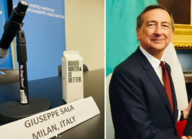 Acqua nel brick, la rivincita di Sala: “La usano anche all’Onu…”