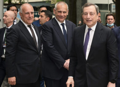 Mario Draghi a Milano per 30° anniversario della Direzione Investigativa Antimafia