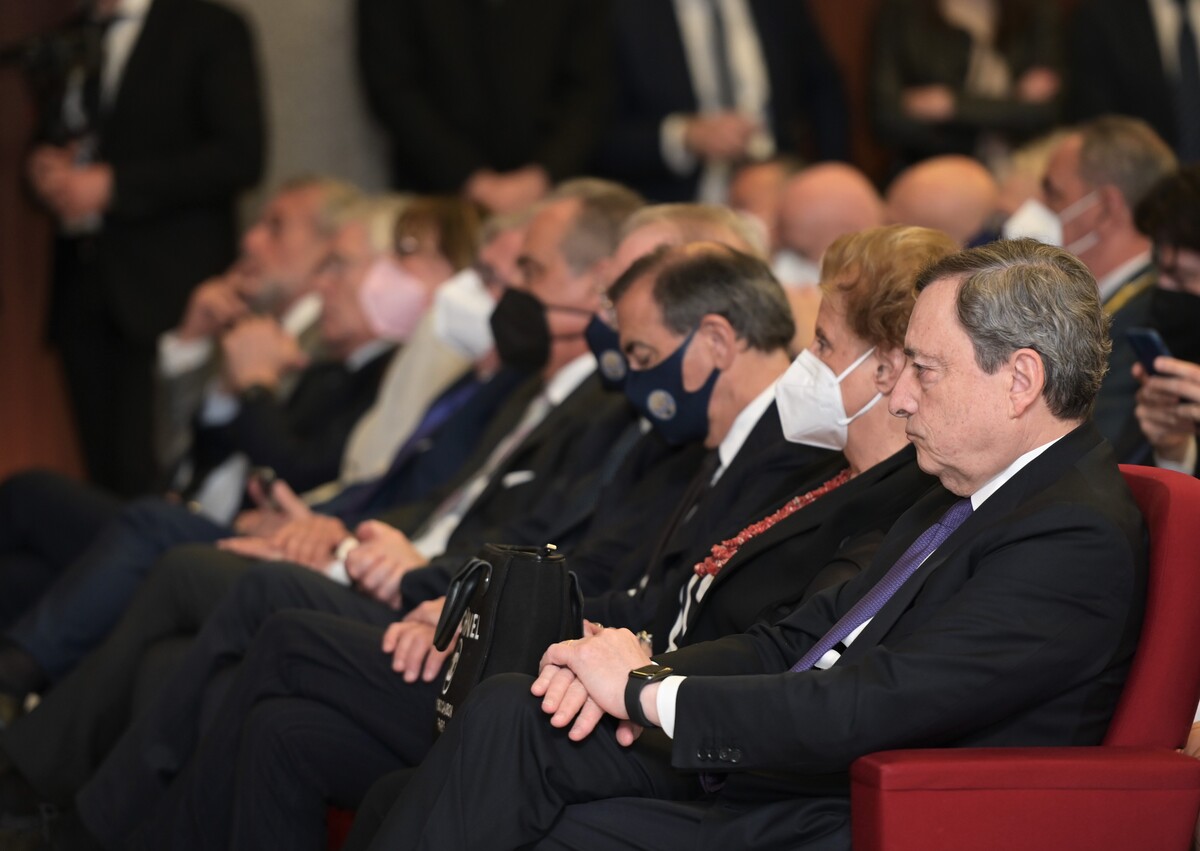 Mario Draghi a Milano per 30° anniversario della Direzione Investigativa Antimafia