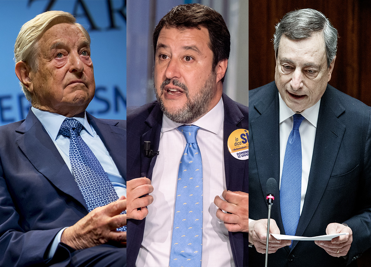 Salvini: “Draghi faccia il contrario di quello che gli chiede Soros” Salvini: “Draghi faccia il contrario di quello che gli chiede Soros”