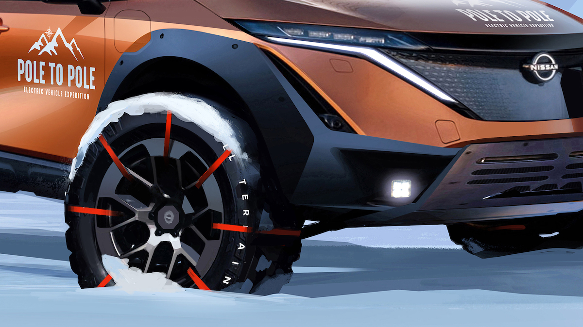 Nissan Ariya protagonista nella conquista dei due Poli Nissan Ariya protagonista nella conquista dei due Poli