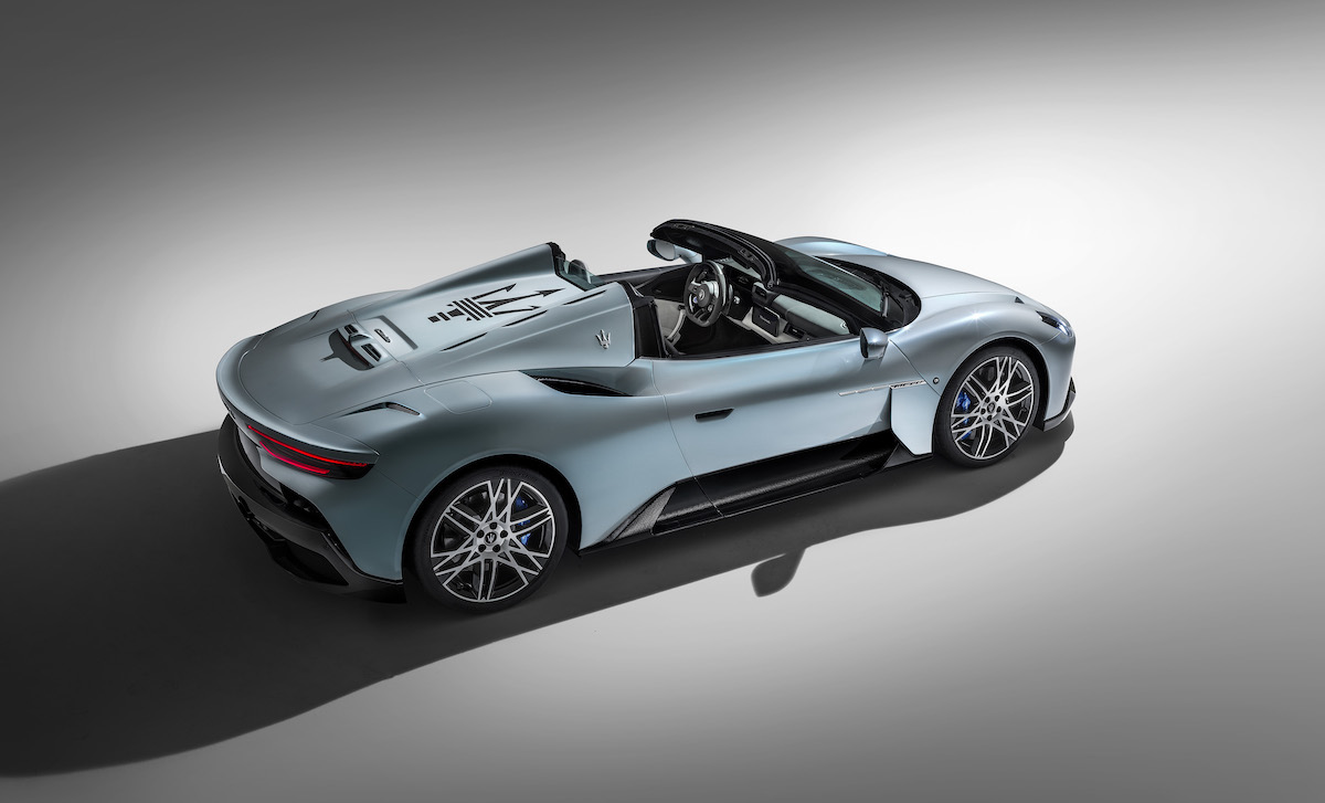 Nuova Maserati MC20 Cielo, la spider dal tetto retrattile