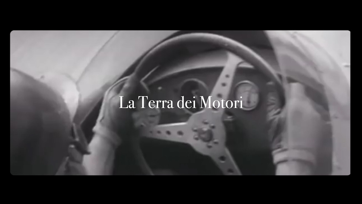 “La Terra dei Motori” il nuovo video racconto di Stefano Accorsi “La Terra dei Motori” il nuovo video racconto di Stefano Accorsi