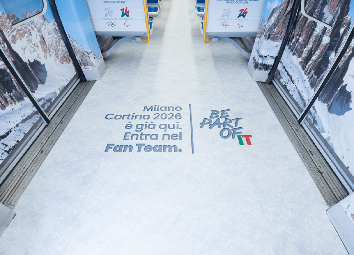 Milano Cortina 2026, l’esperienza immersiva sui vagoni della M5. FOTO