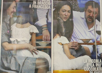 Salvini e la Comunione della figlia Mirta, famiglia allargata presente – FOTO