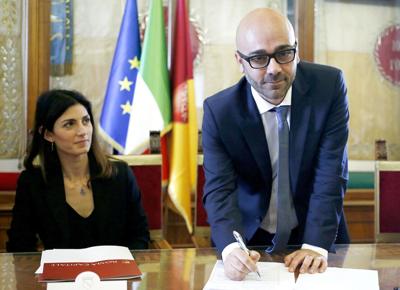antonio de santis virginia raggi m5s antonio de santis virginia raggi m5s
