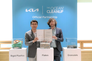 Kia firma la partnership con The Ocean Cleanup