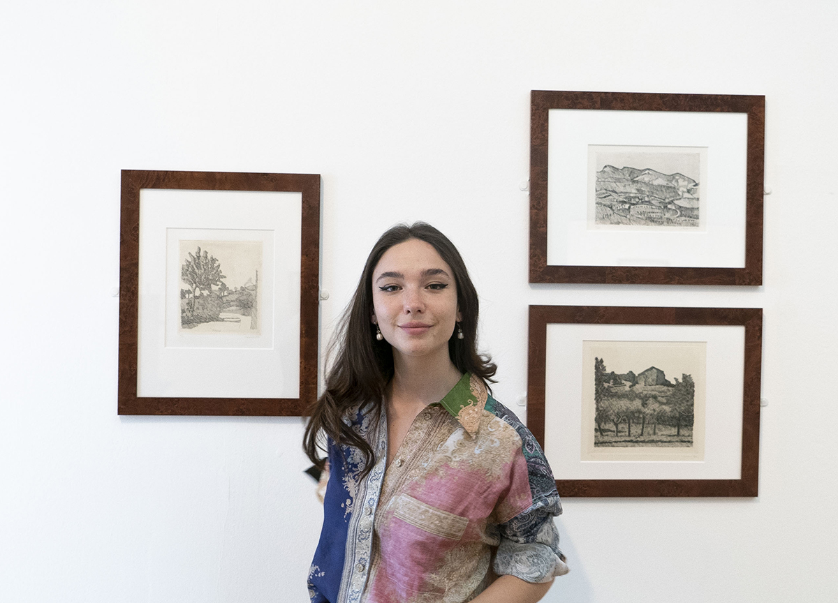 Matilda De Angelis alla mostra di Giorgio Morandi Matilda De Angelis alla mostra di Giorgio Morandi