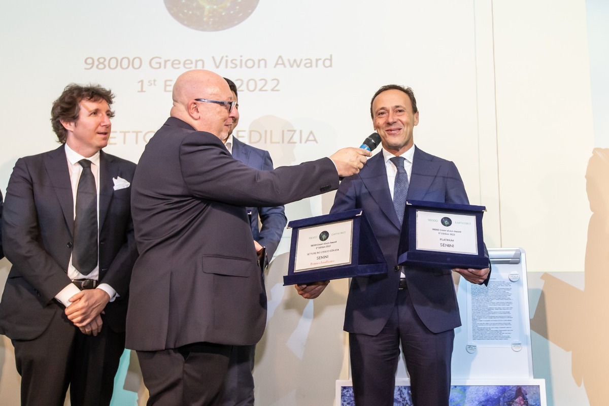 98000 Green Vision Award, Senini re della sostenibilità: le aziende premiate