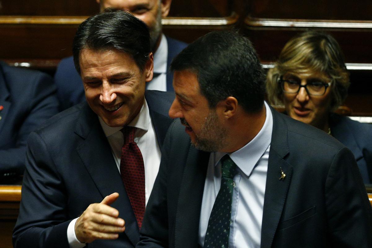 La parabola di Conte e Salvini e la curva del populismo La parabola di Conte e Salvini e la curva del populismo