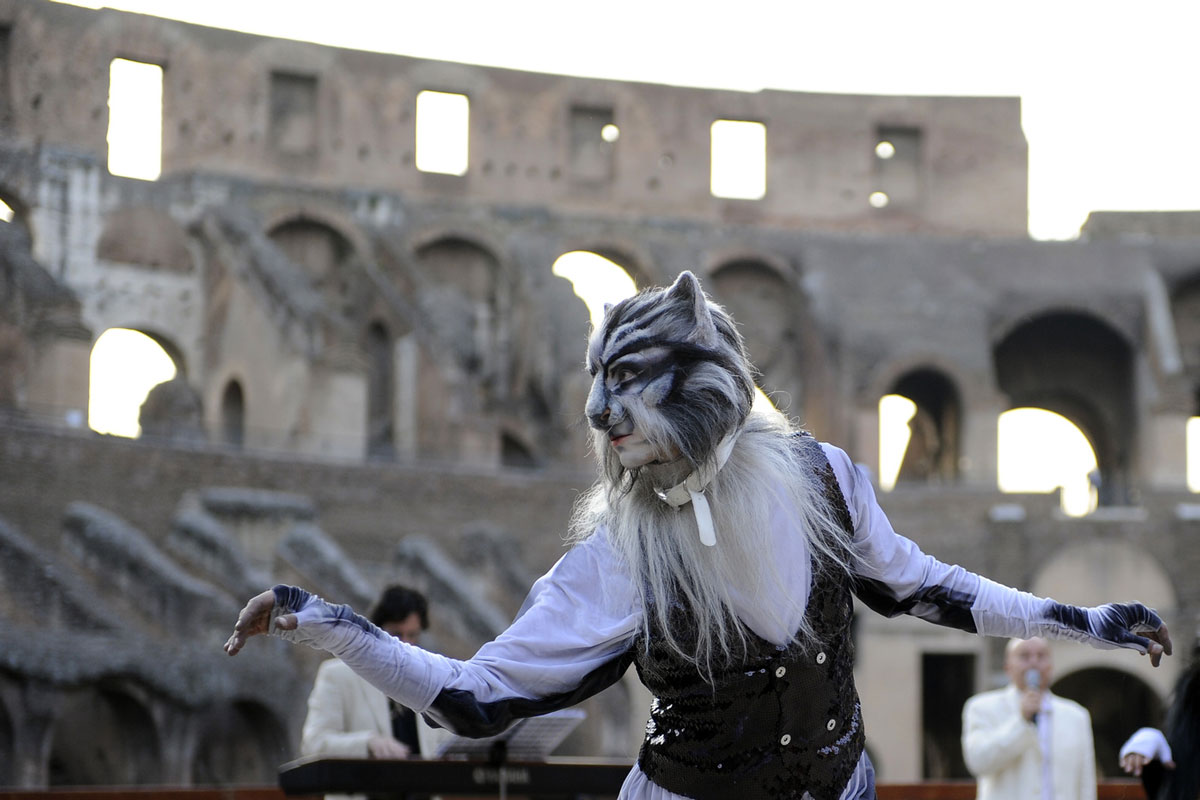 Discarica Colosseo, l’assalto dei felini di Cats. Sarà ambientato a Roma