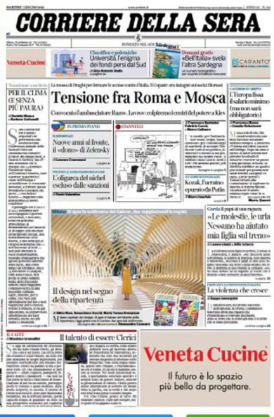 Prime pagine quotidiani 7 giugno 2022: dalla guerra al voto, tutto fa notizia