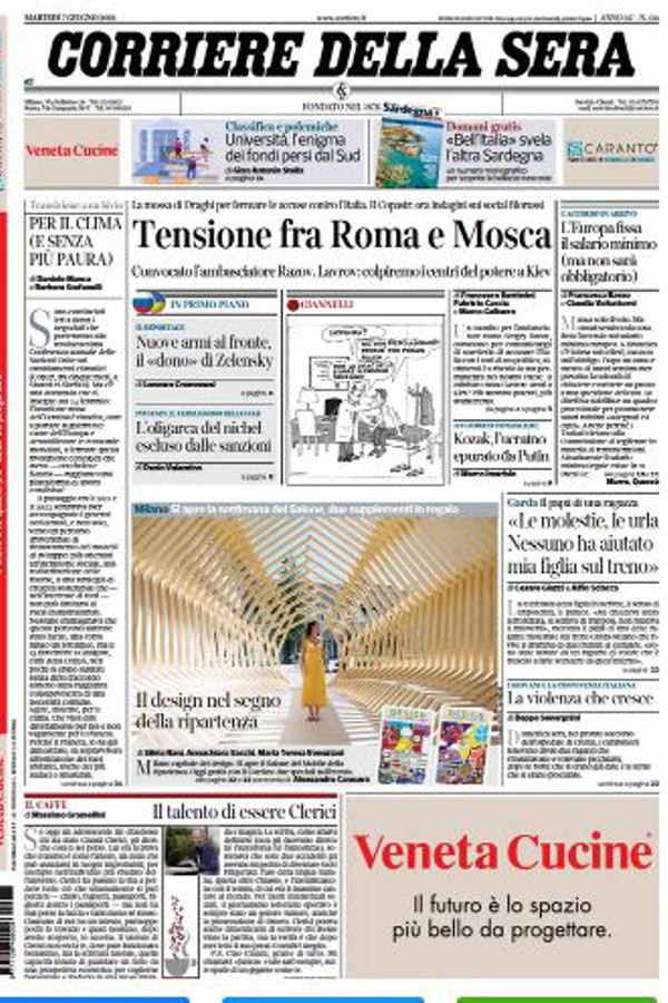 Prime pagine quotidiani 7 giugno 2022: dalla guerra al voto, tutto fa notizia Prime pagine quotidiani 7 giugno 2022: dalla guerra al voto, tutto fa notizia