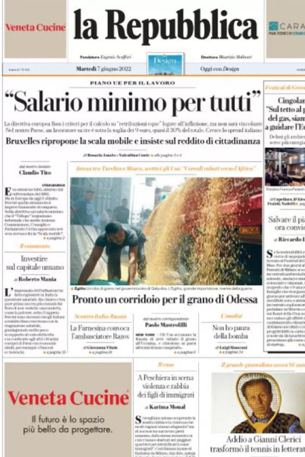 Prime pagine quotidiani 7 giugno 2022: dalla guerra al voto, tutto fa notizia Prime pagine quotidiani 7 giugno 2022: dalla guerra al voto, tutto fa notizia
