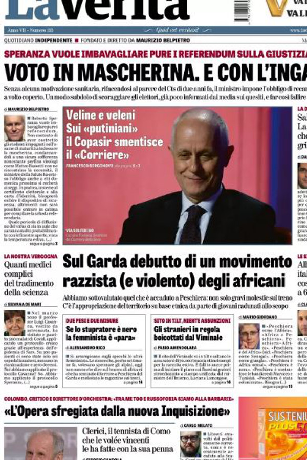 Prime pagine quotidiani 7 giugno 2022: dalla guerra al voto, tutto fa notizia Prime pagine quotidiani 7 giugno 2022: dalla guerra al voto, tutto fa notizia